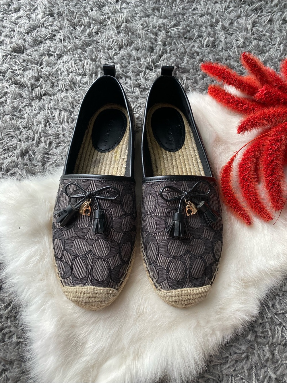 Coach Signature Espadrilles Flats